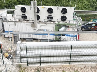 Elektrolyzér a skladování vodíku – HYDROGENICS Elektrolyzér a skladování vodíku – HYDROGENICS