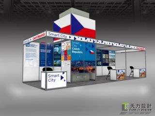 Czech booth at Smart City EXPO in Taipei